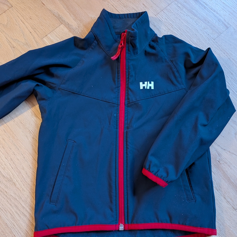 Helly Hansen Navy Jacket with Red Accents